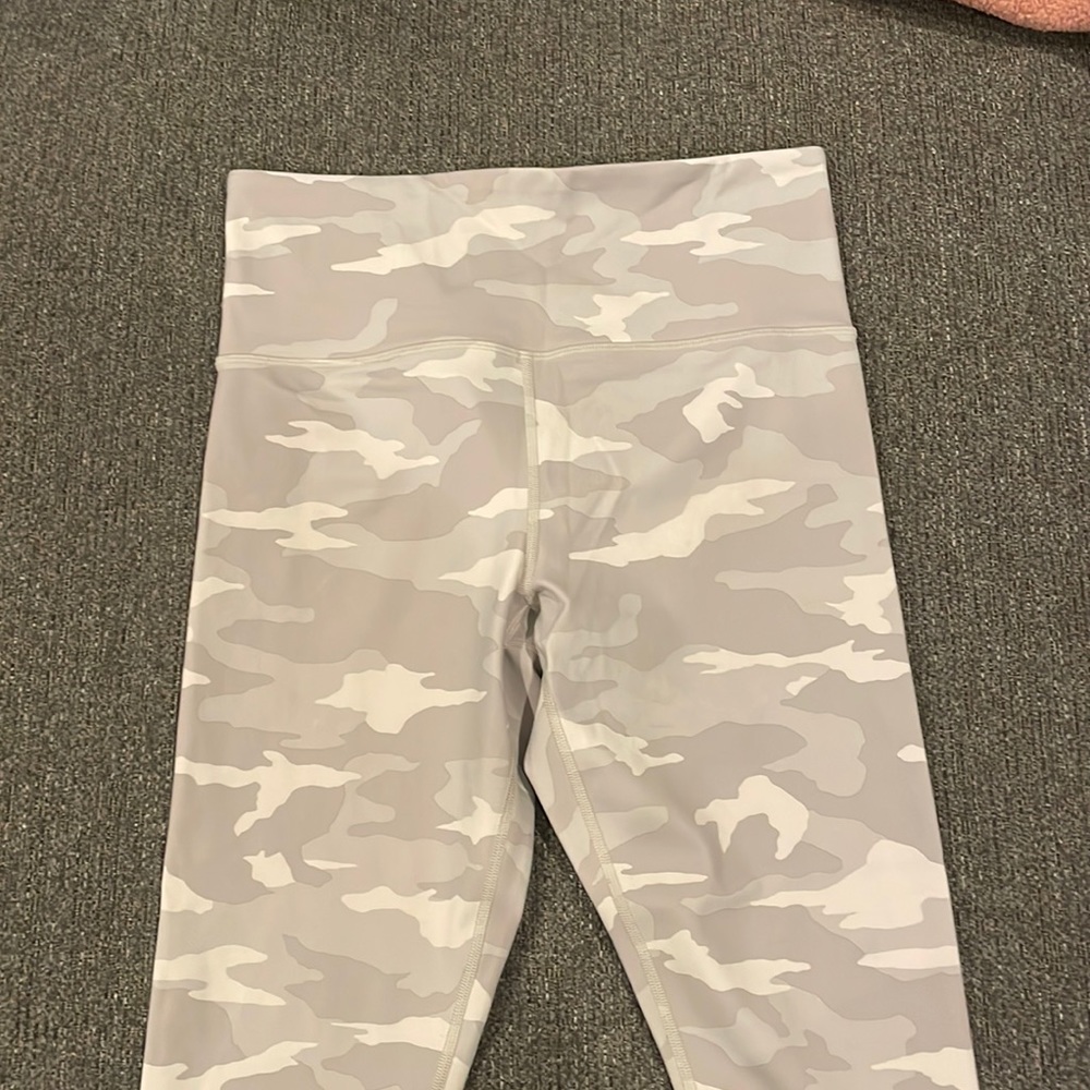 Athleta white camo leggings